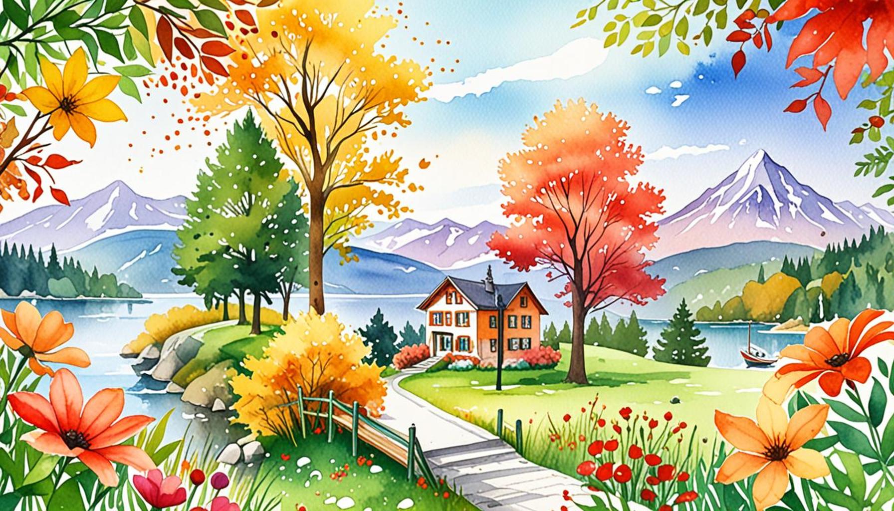 The influence of the seasons on the choice of tourist itineraries