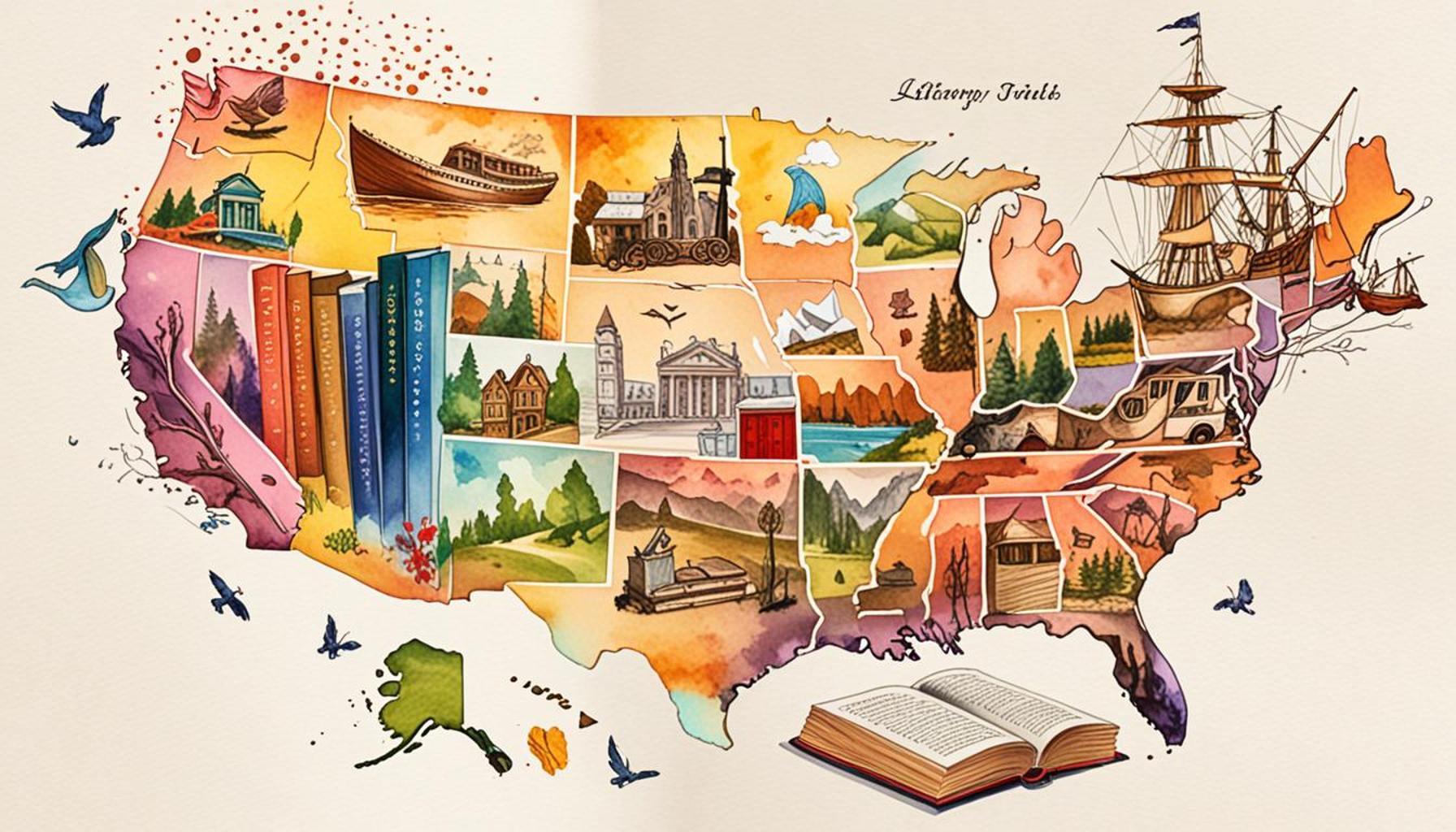Literary Trails: Itineraries to Discover Authors and Books that Defined American Culture