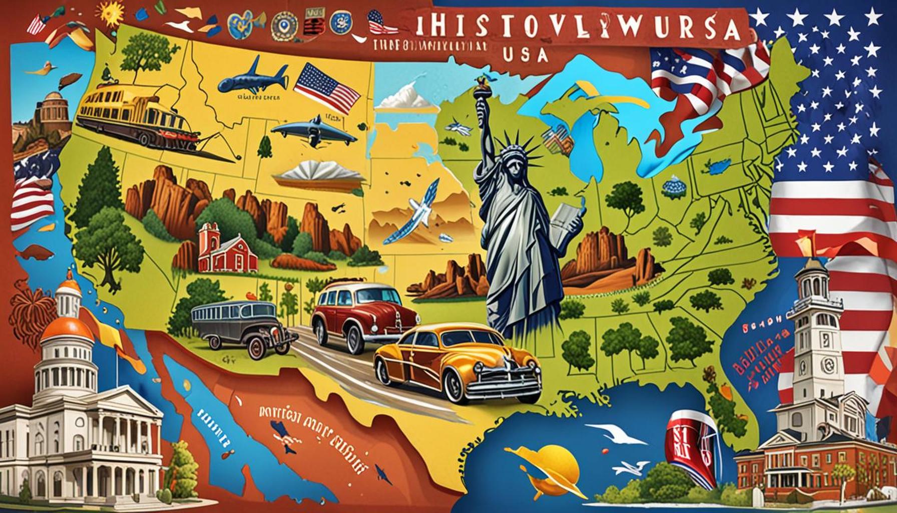 Historical Travels: Exploring Cultural Heritage and Iconic Locations of the USA